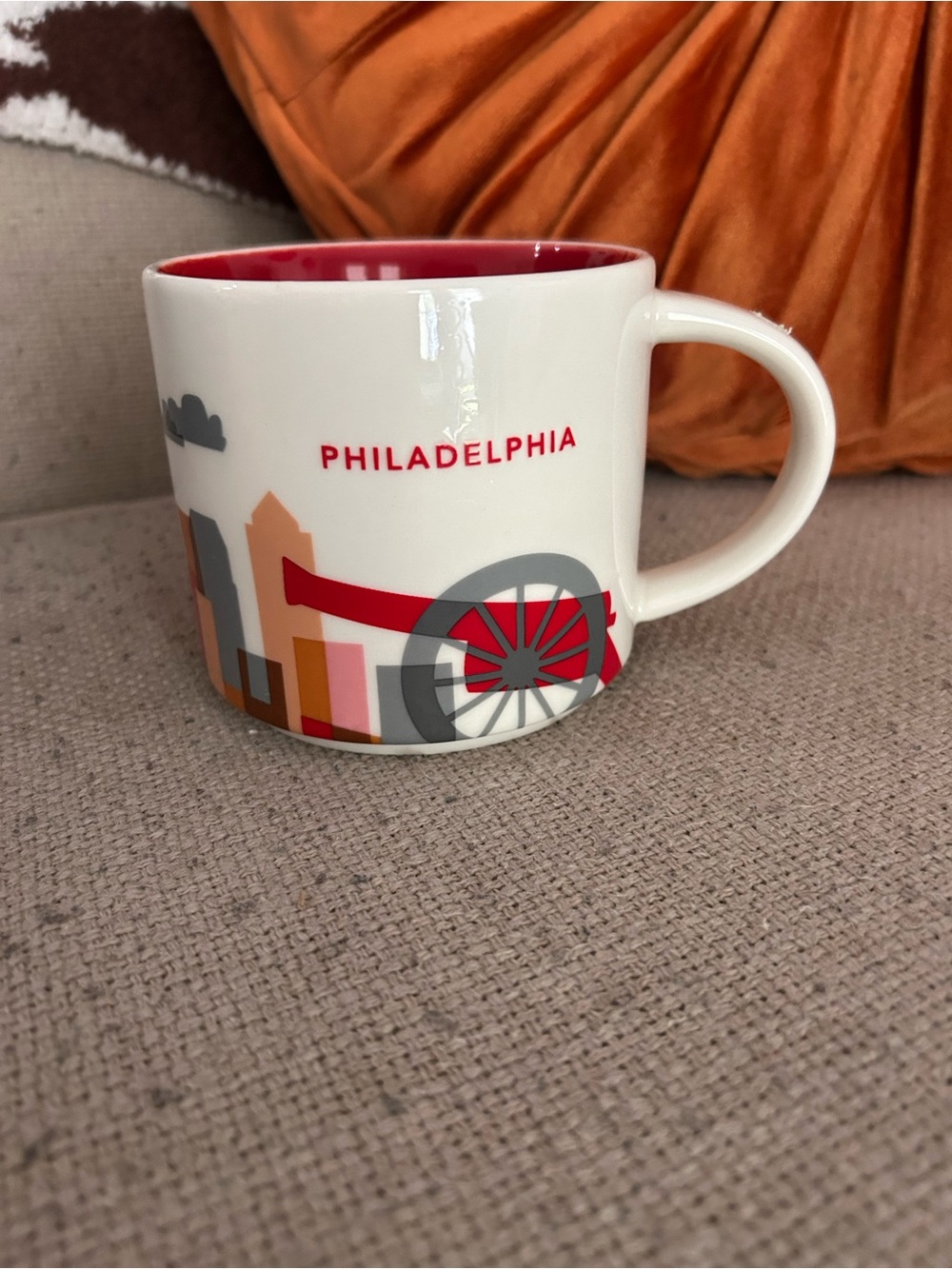 Starbucks PHILADELPHIA You Are Here 2013 Collector Series Coffee Tea Mug Cup
